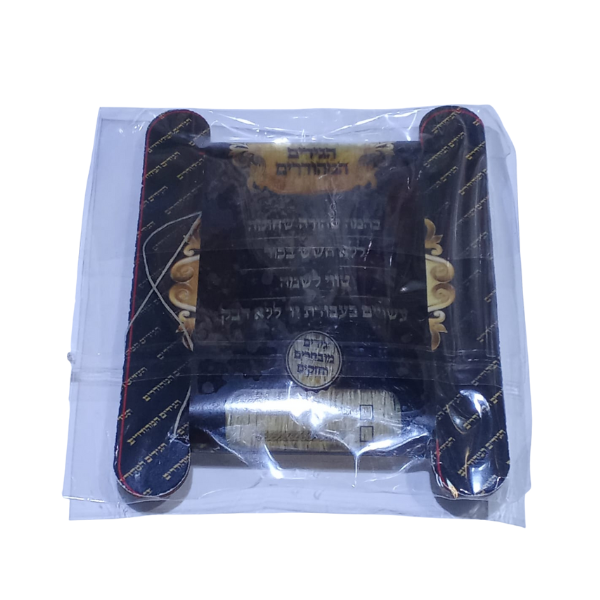 גידים לתפירה מהודרים ומובחרים לתפירת בתי תפילין, ספרי תורה ומגילות - 60מ' 1 בתי תפילין מהודרים - פרודות מבהמה גסה, נוסח אשכנזי | איכותיות - פרוד מלא + בתי פלסטיק להגנה - תפילין שפירא