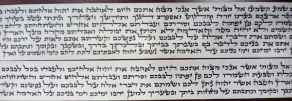 פרשיות מהודרות לתפילין - פיצפונים ,רש"י נוסח ספרדי - לאחר הגהה ובדיקת מחשב