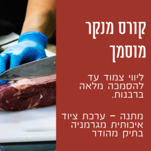 קורס מנקר מוסמך - קורס ניקור